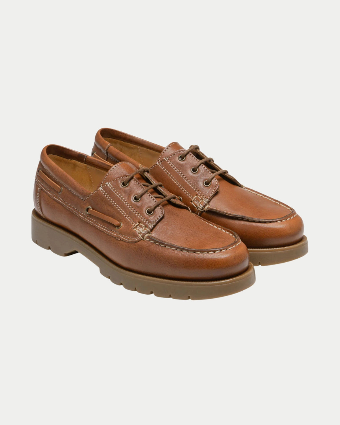 Kleman Embruns Oak Brown, Bruine schoenen van linnen | Stuen Store Tilburg
