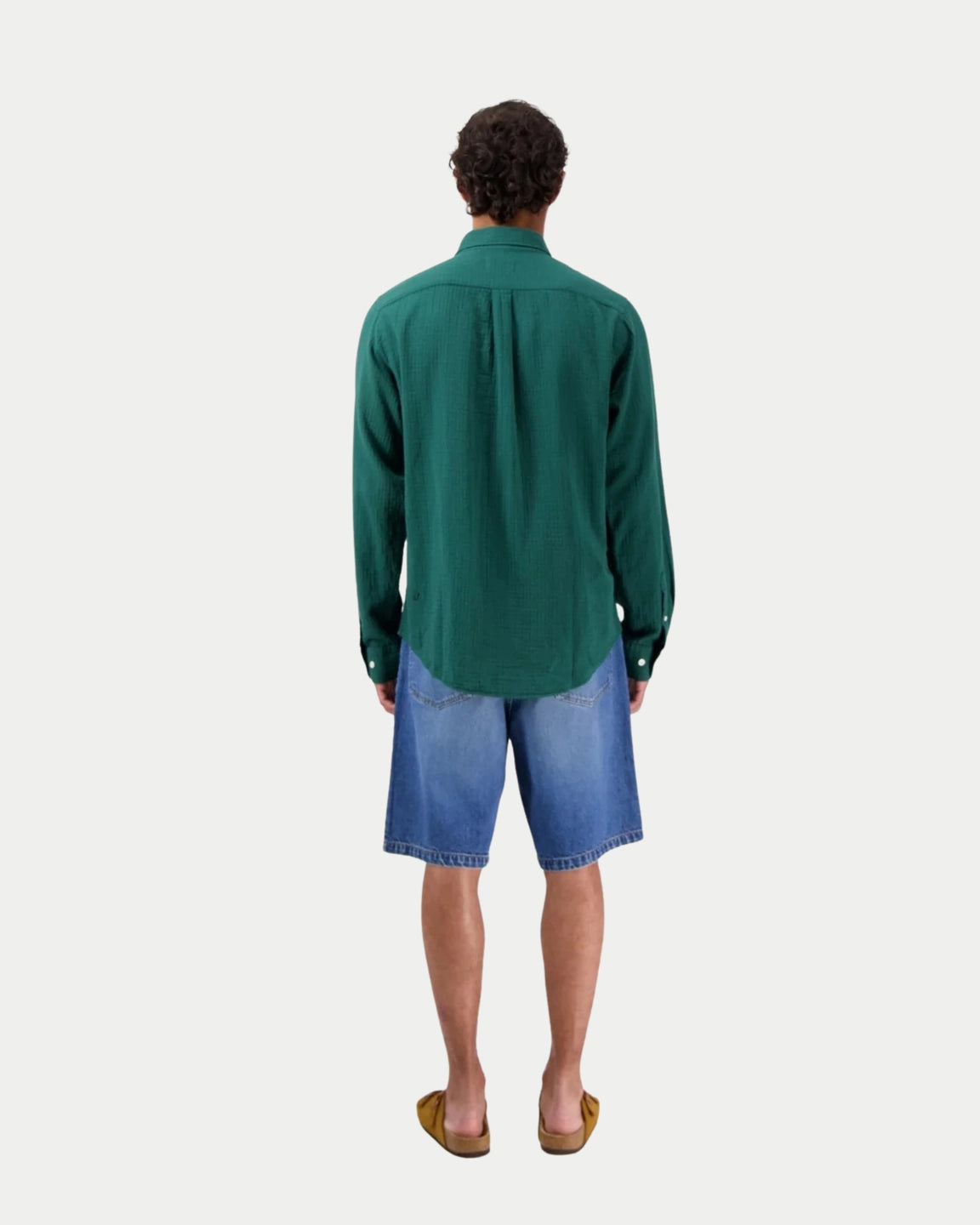 Castart Konga Shirt Botanical Green — Normale pasvorm, zacht katoen Overhemd | Stuen Store Tilburg