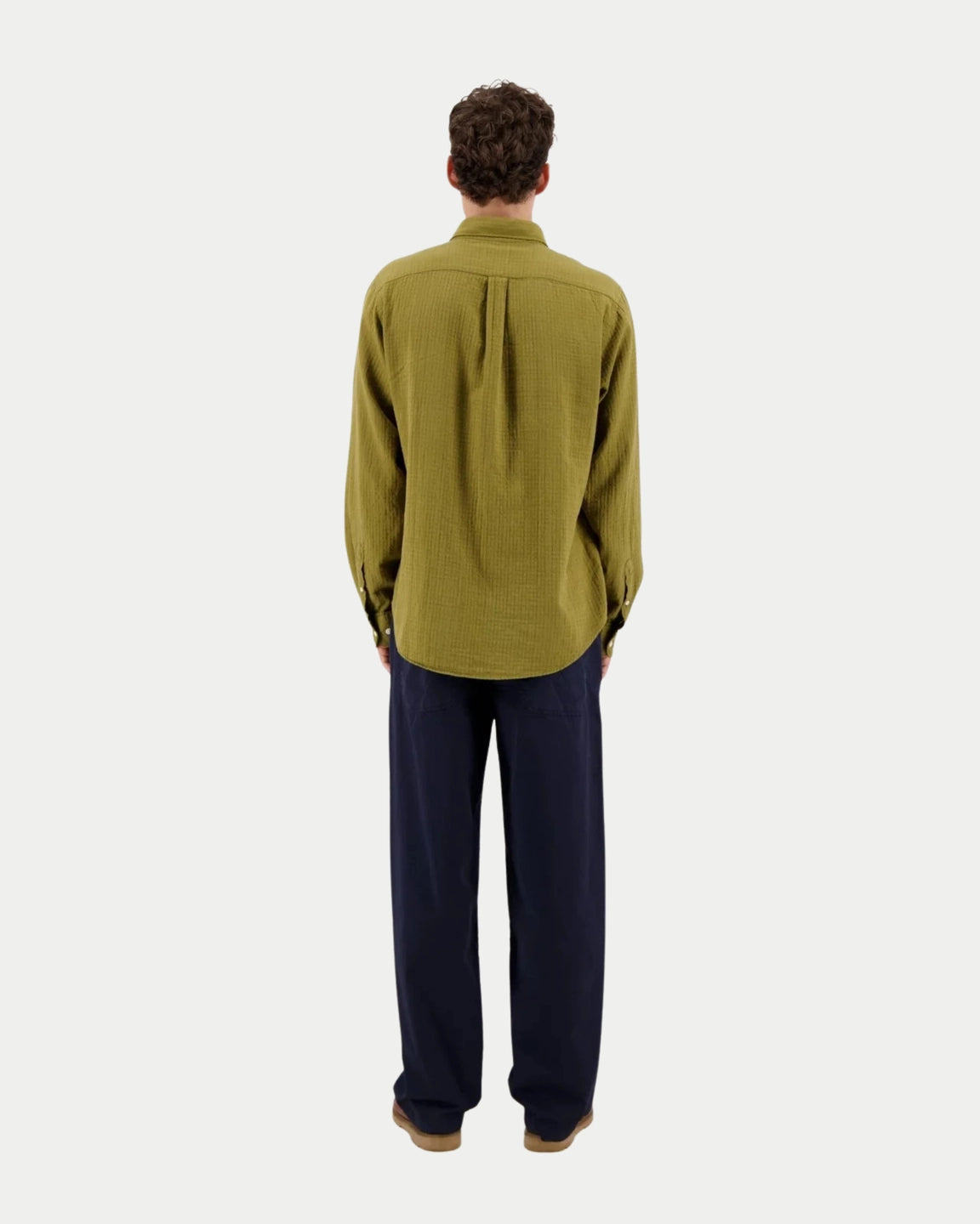 Castart Konga Shirt Khaki — Normale pasvorm, zacht katoen Overhemd | Stuen Store Tilburg