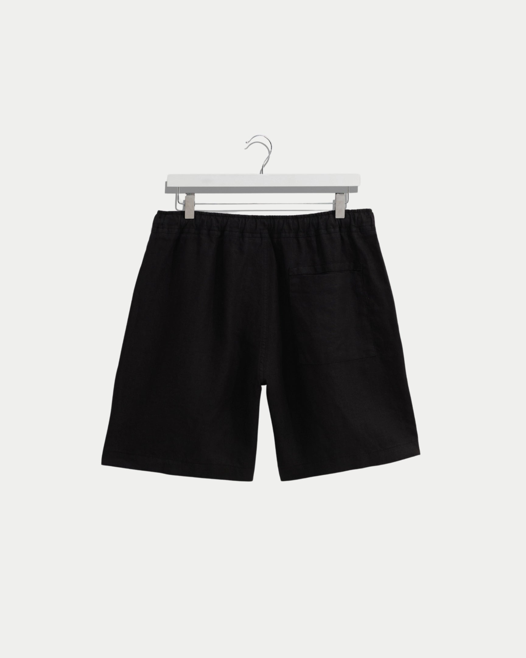 Wax London Kurt Washed Linen Shorts Black - Stuen Store Tilburg | De beste herenkleding en -accessoires in Tilburg