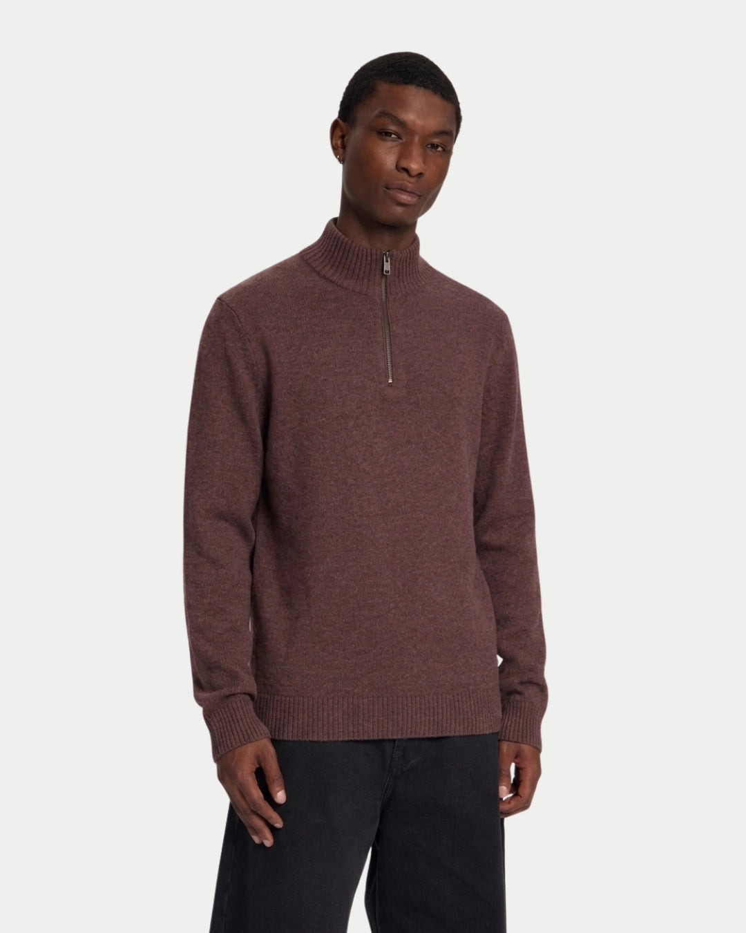 Law Of The Sea Lamar Half Zip Huckleberry, Paarse sweater | Stuen Store Tilburg