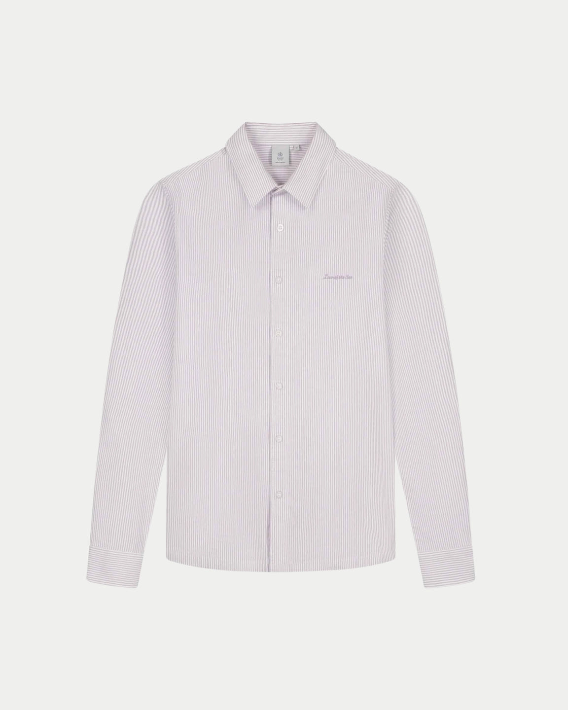 Law Of The Sea Artisan Oxford Stripe Shirt Purple - Stuen Store Tilburg | De beste herenkleding en -accessoires