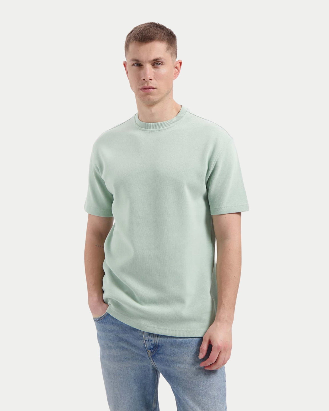 Law Of The Sea Atropos Soft Sweat Tee Jadeite — Op zoek naar een superdik t-shirt T-shirts | Stuen Store Tilburg