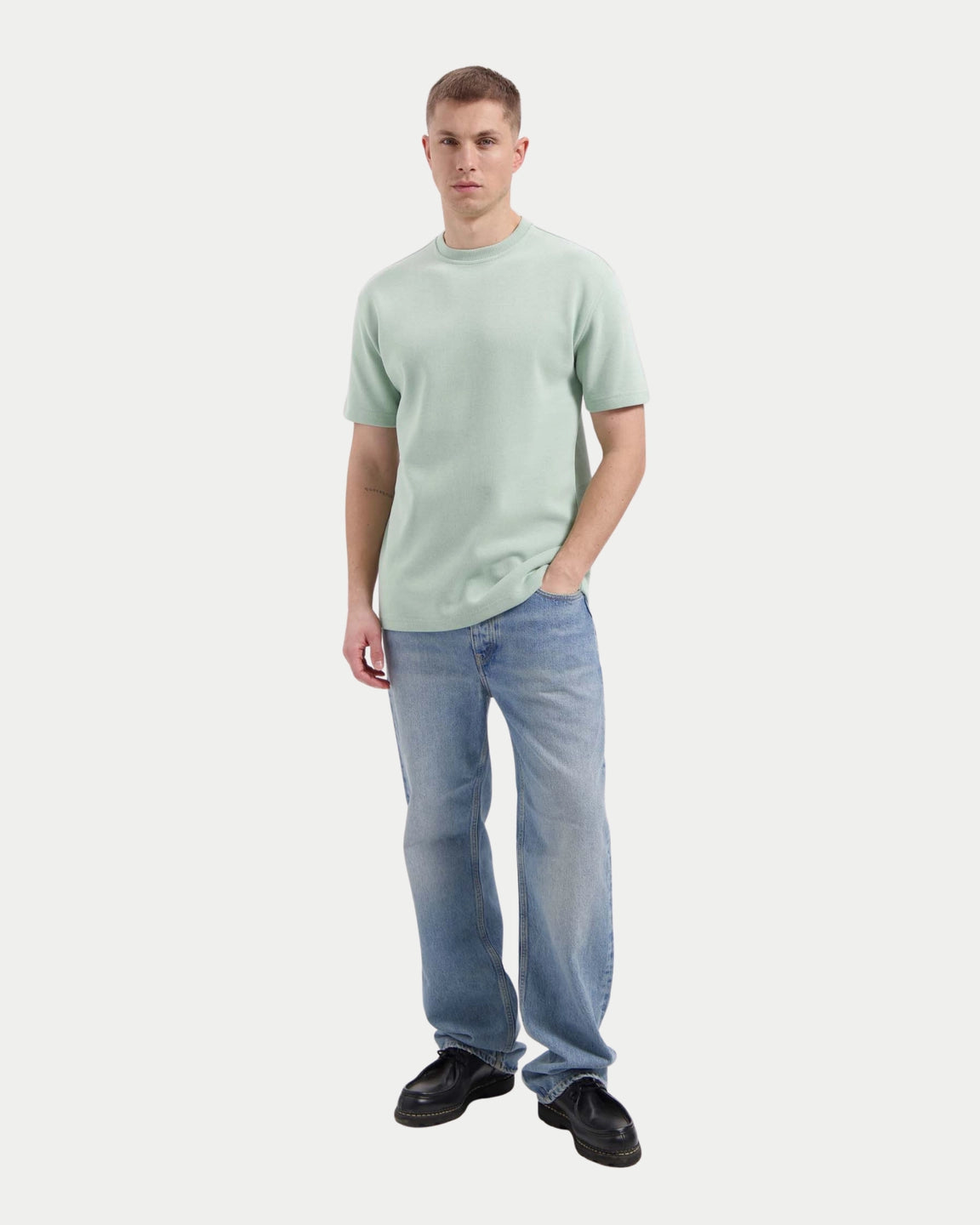 Law Of The Sea Atropos Soft Sweat Tee Jadeite — Op zoek naar een superdik t-shirt T-shirts | Stuen Store Tilburg