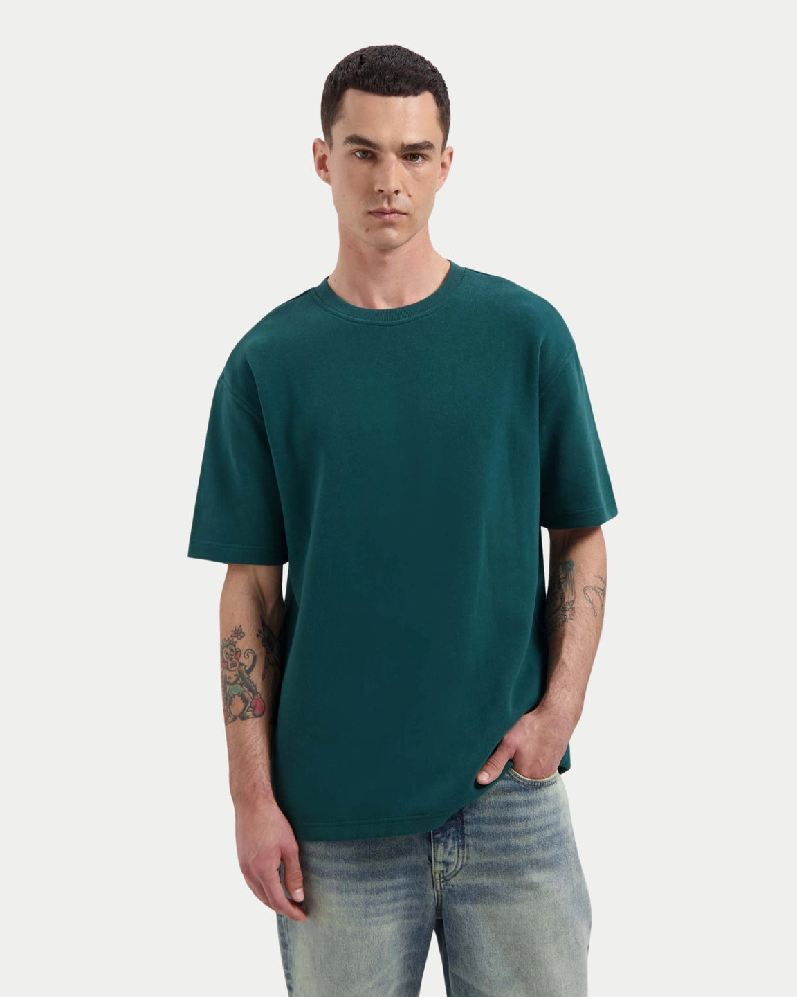 Atropos Soft Sweat Tee Sea Moss