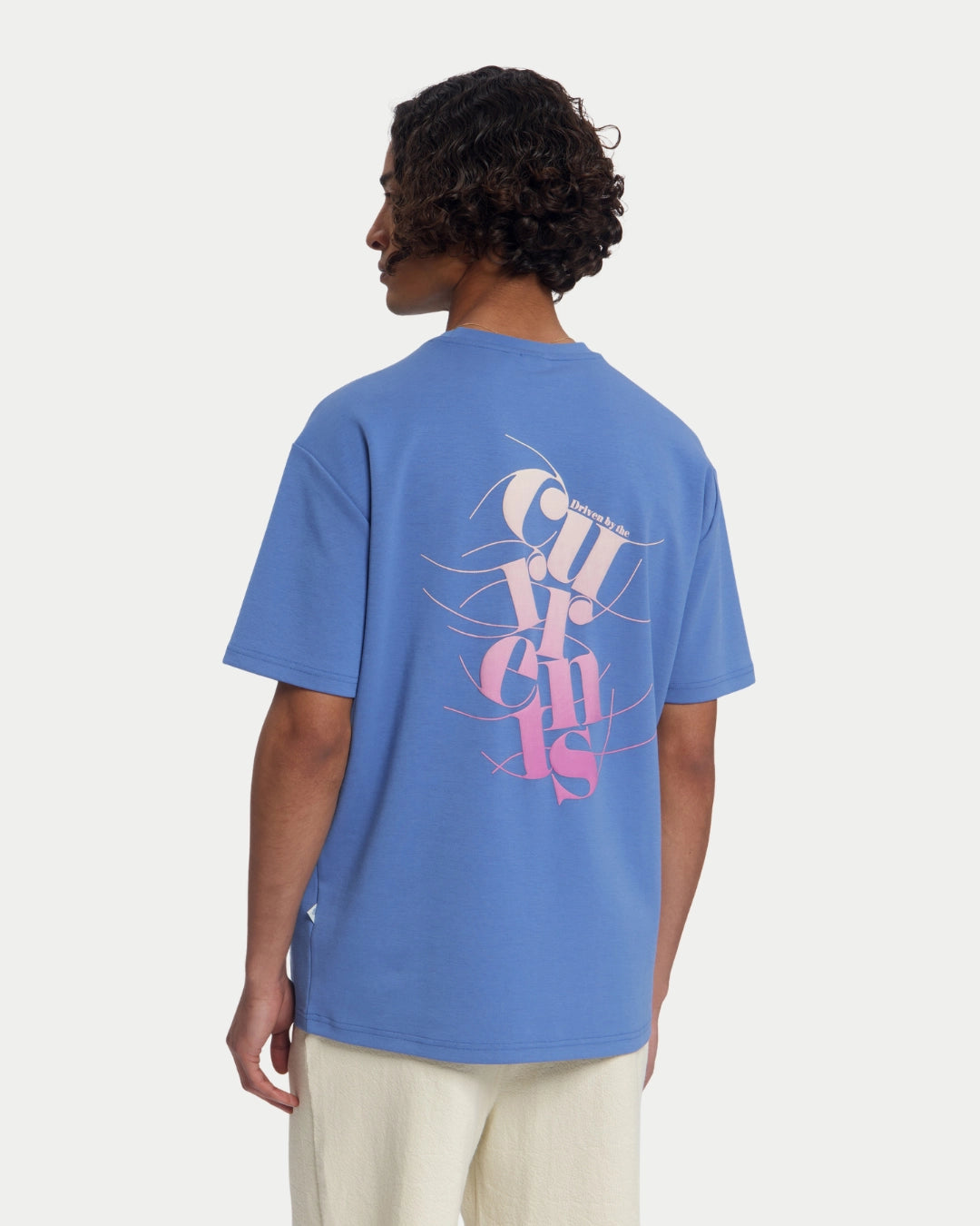 Law Of The Sea Currents Artwork T-shirt Dutch Blue - Stuen Store Tilburg | De beste herenkleding en -accessoires in Tilburg