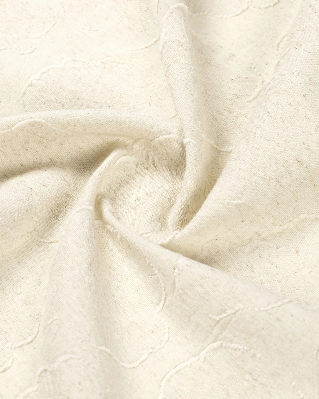 Law Of The Sea Dusk Jacquard Jacket Almond Milk, Creme overshirt van katoen | Stuen Store Tilburg