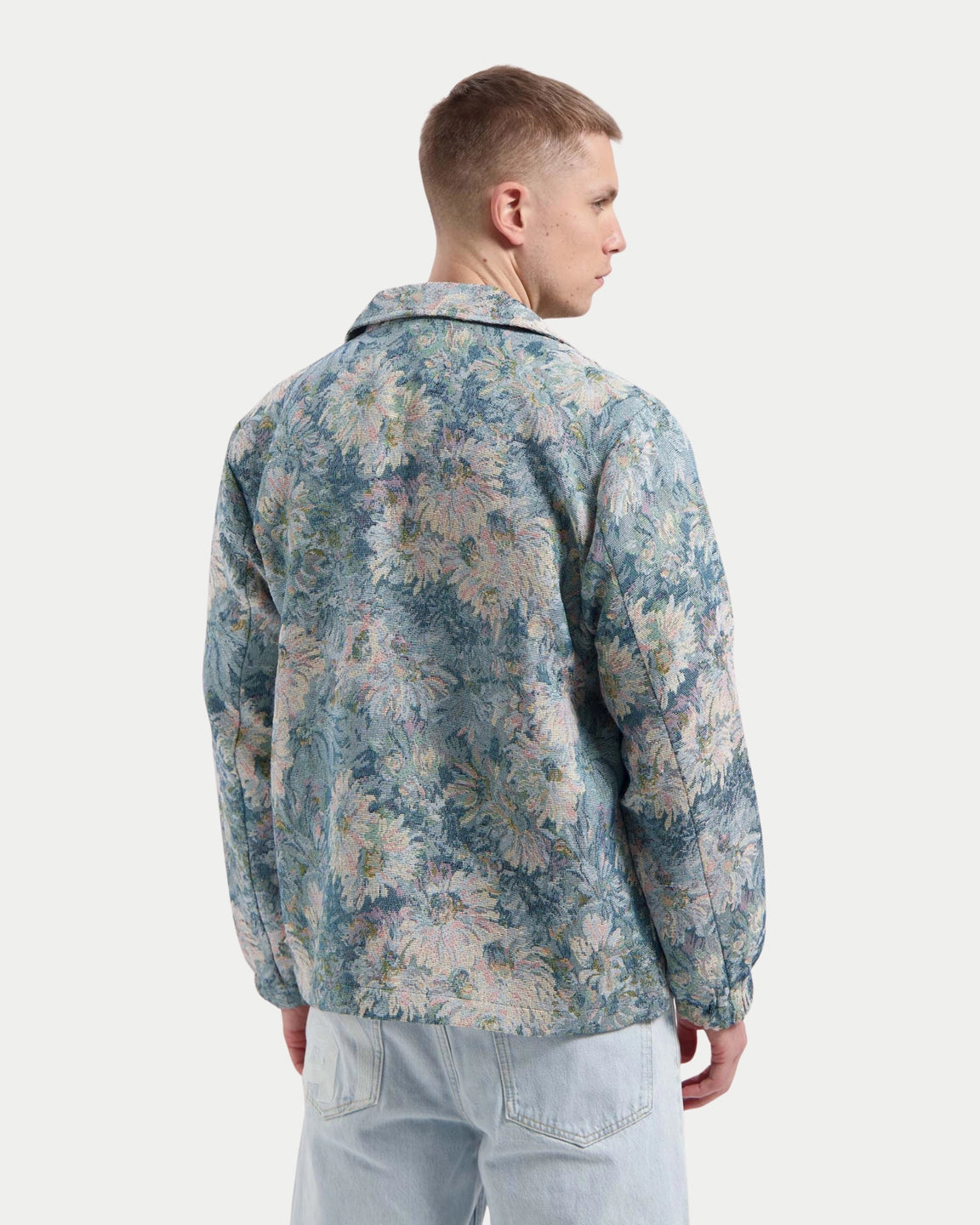 Law Of The Sea Ferren Jacquard Jacket — Geweven Overshirt | Stuen Store Tilburg