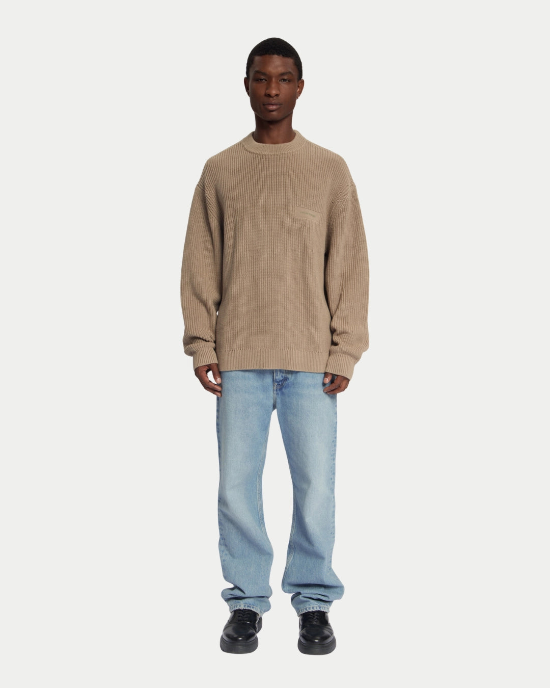 Law Of The Sea Varuna Knitted Sweater Greige, Bruine sweater | Stuen Store Tilburg