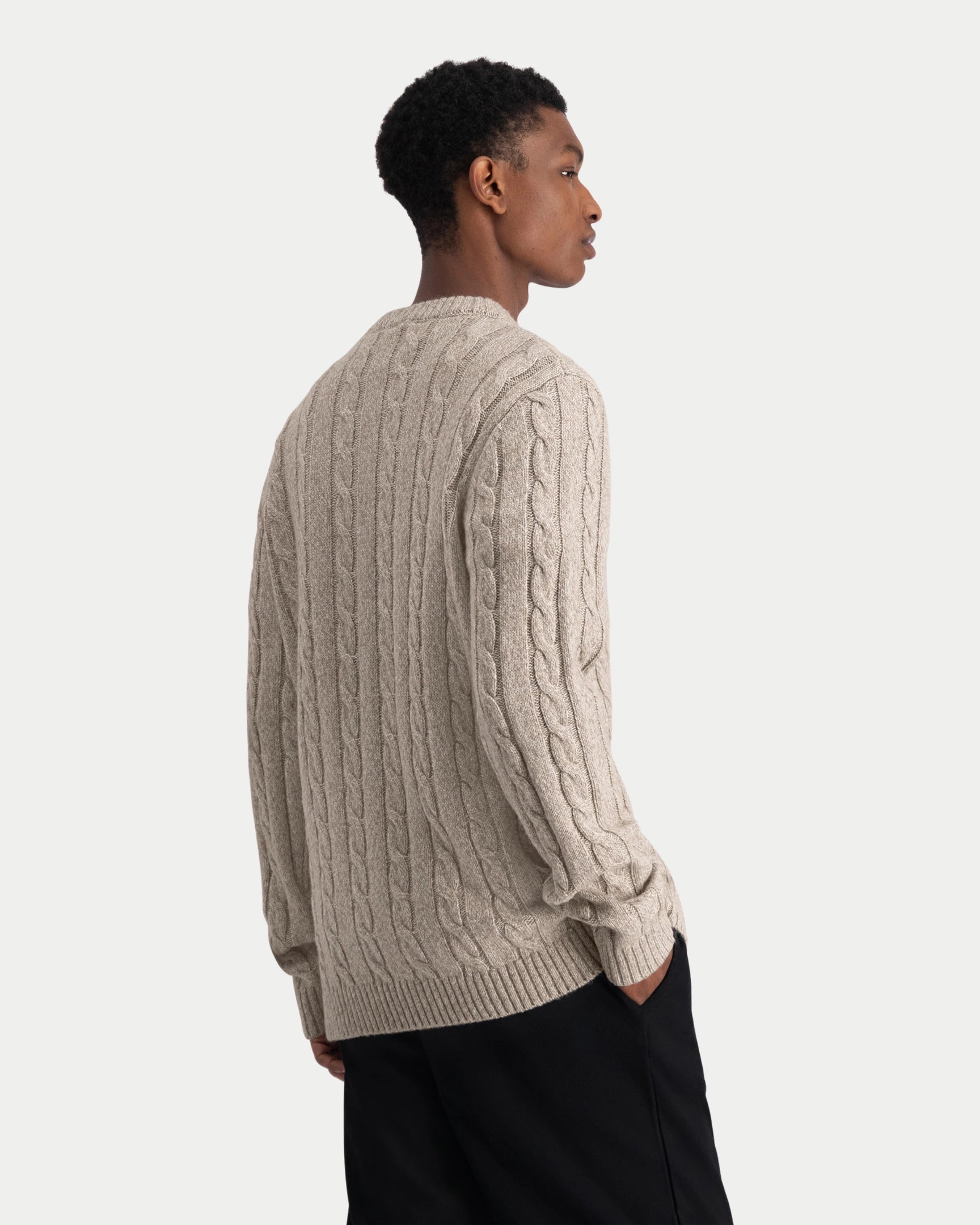 Kiara Cable Knitwear Aluminum