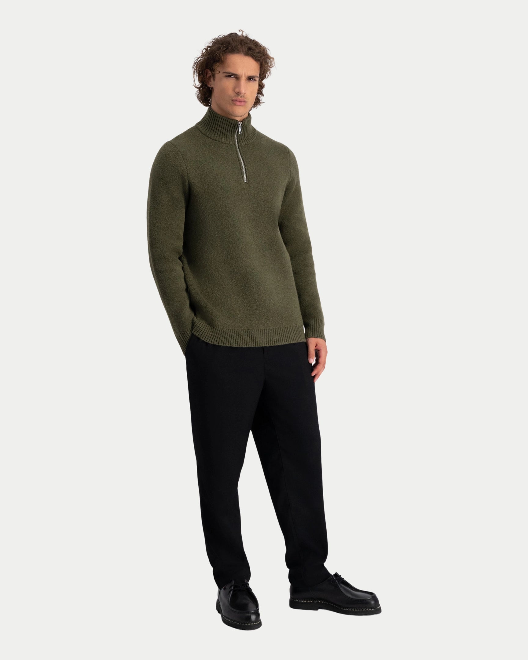 Lamar Half Zip Tea Leaf