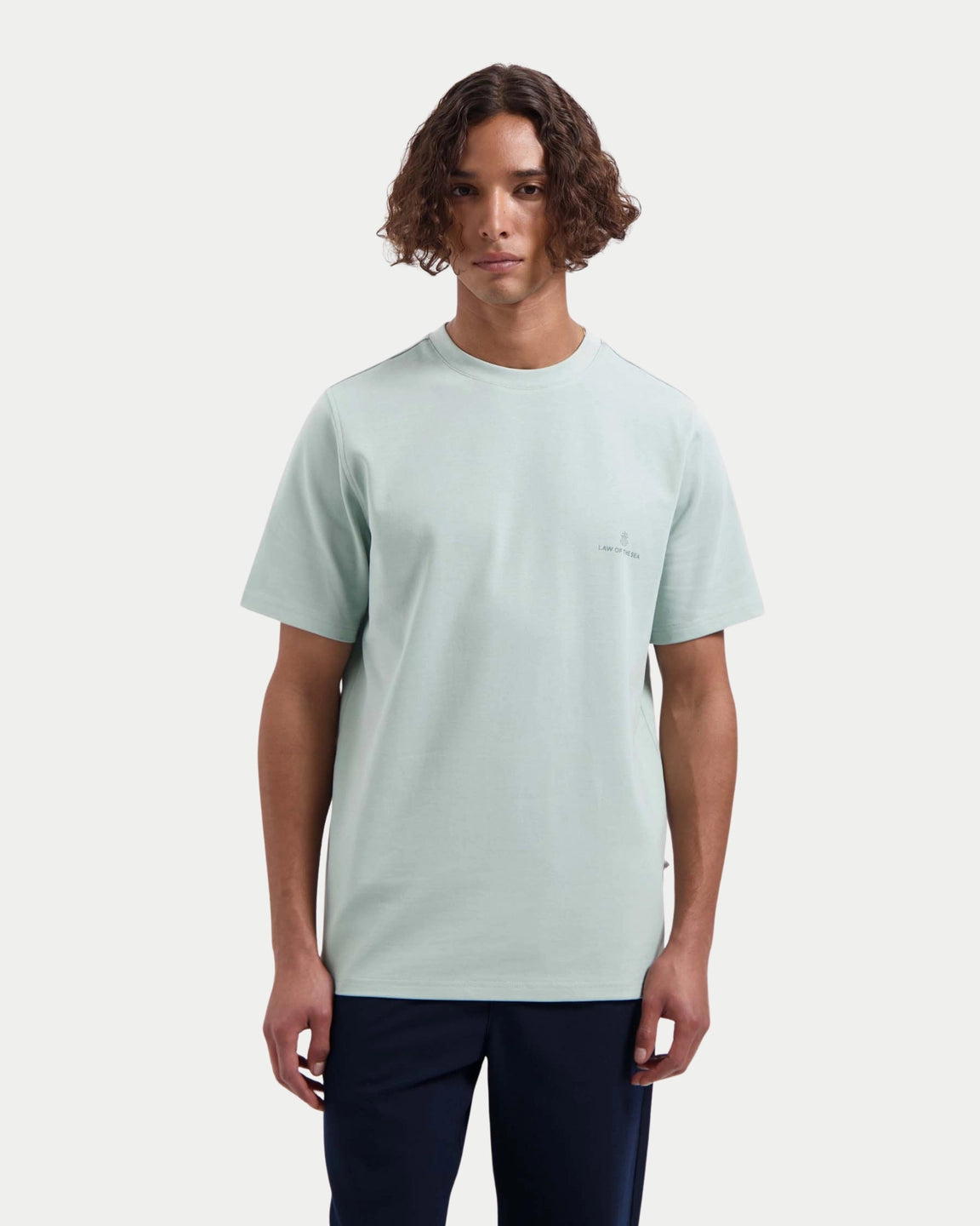 Law Of The Sea Logo Tee Jadeite - Stuen Store Tilburg | De beste herenkleding en -accessoires