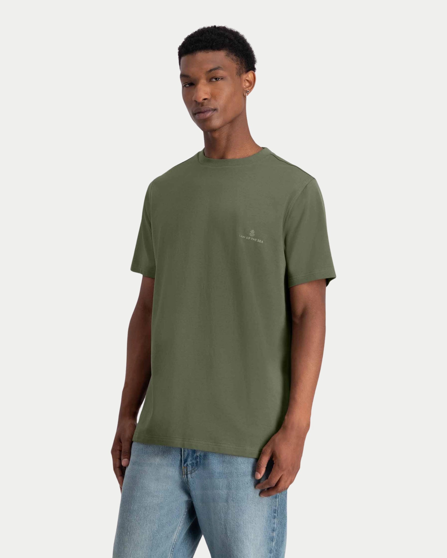 Logo Tee Tea Leaf Green