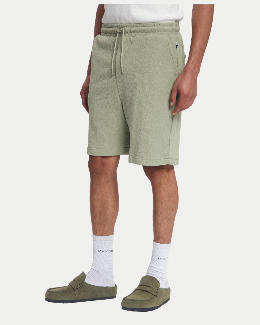 Law Of The Sea Proteus Terry Short Tea Green - Stuen Store Tilburg | De beste herenkleding en -accessoires in Tilburg