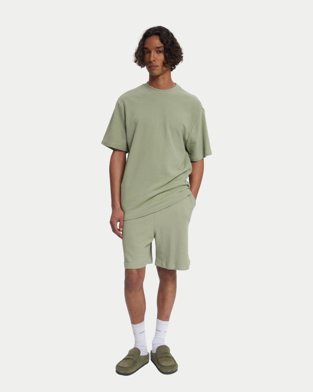 Law Of The Sea Proteus Terry Short Tea Green - Stuen Store Tilburg | De beste herenkleding en -accessoires in Tilburg
