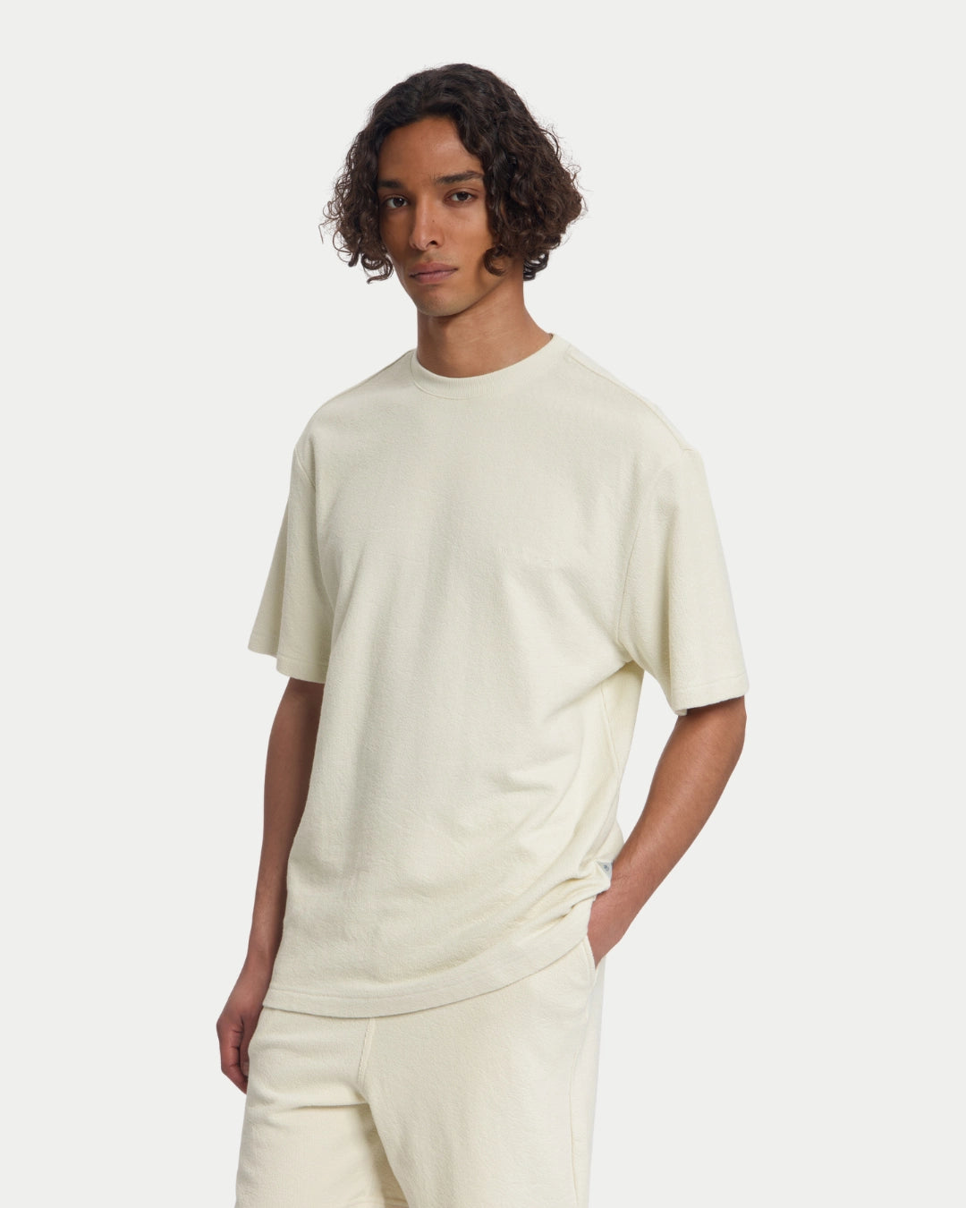 Law Of The Sea Notos Terry T-Shirt Almond Milk - Stuen Store Tilburg | De beste herenkleding en -accessoires in Tilburg