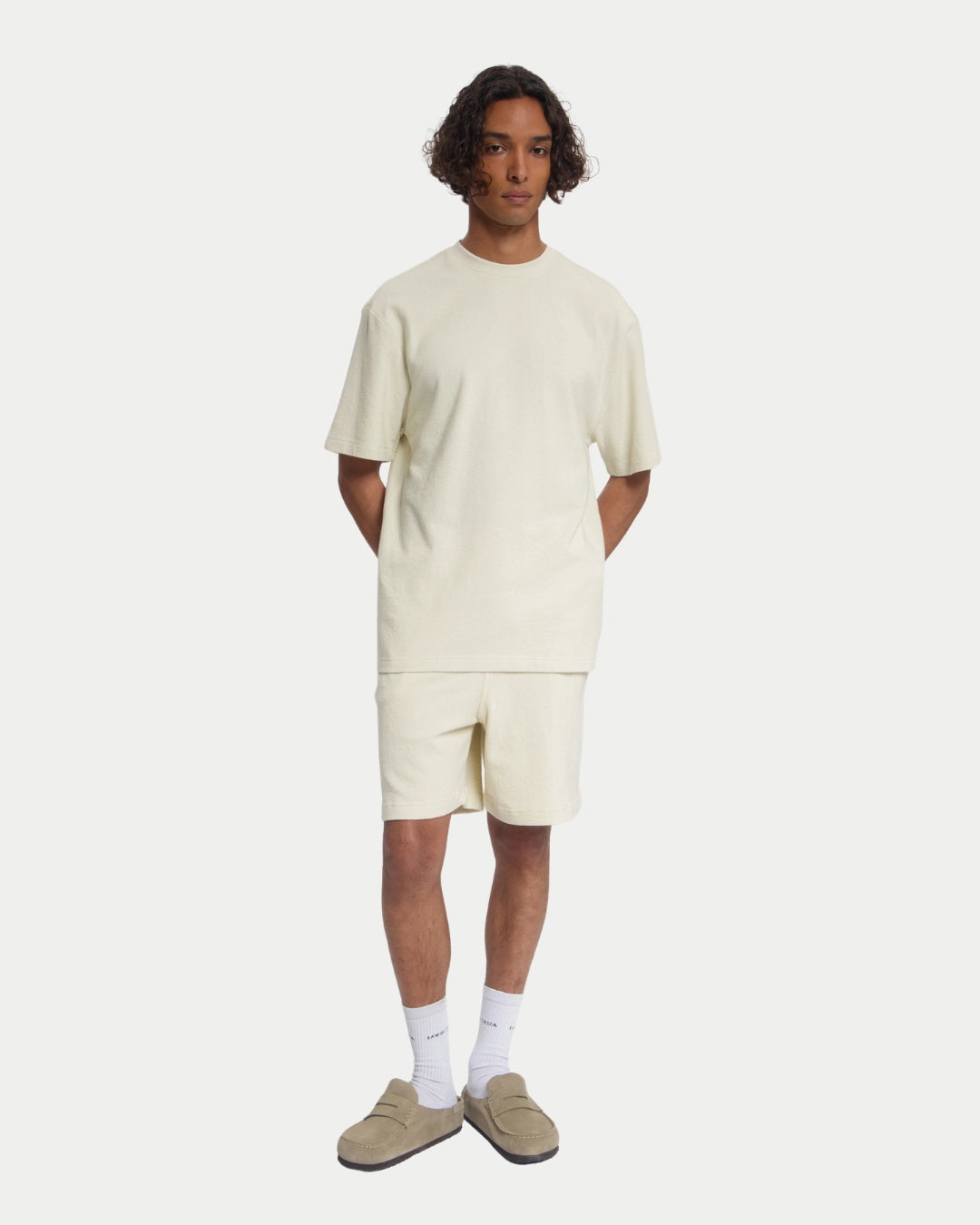 Law Of The Sea Notos Terry T-Shirt Almond Milk - Stuen Store Tilburg | De beste herenkleding en -accessoires in Tilburg