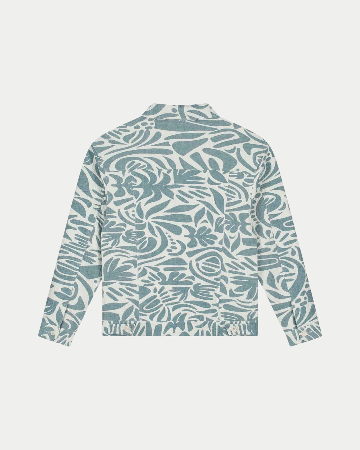 Law Of The Sea Saphire Jacquard Overshirt - Stuen Store Tilburg | De beste herenkleding en -accessoires
