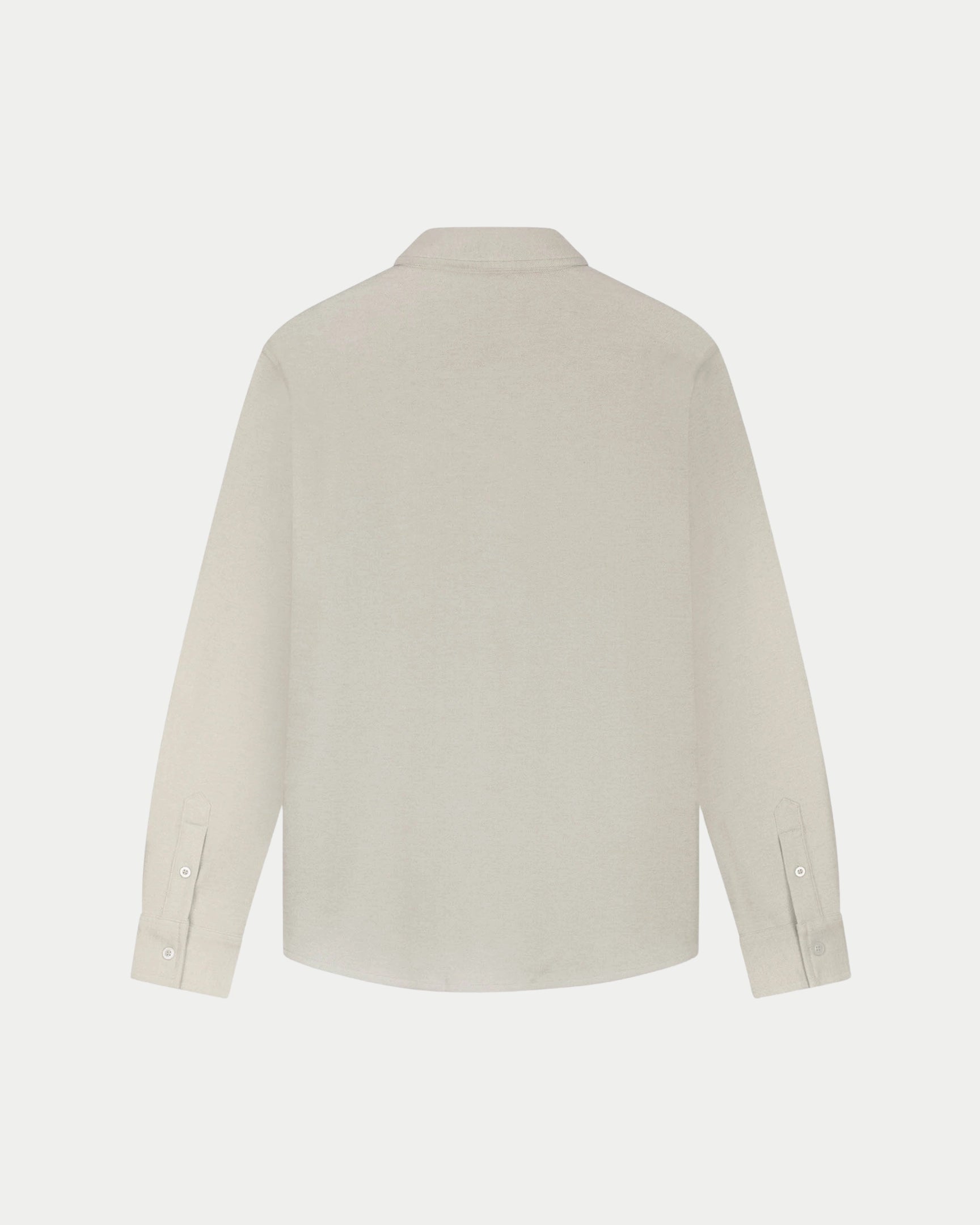 Law Of The Sea Troy Herringbone Shirt Sand, Creme overhemd van oxford | Stuen Store Tilburg