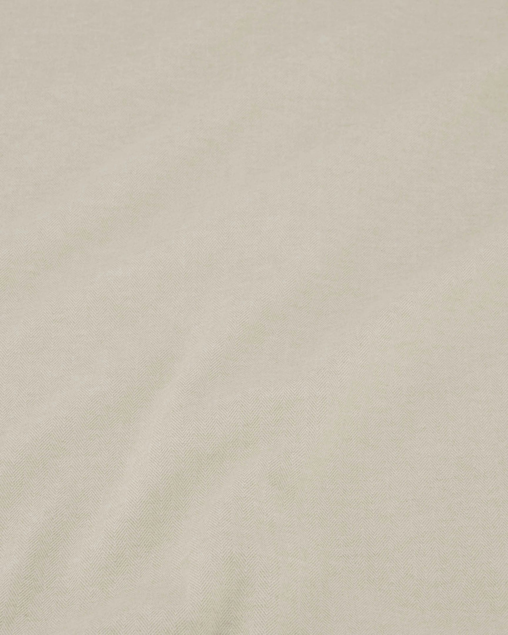 Law Of The Sea Troy Herringbone Shirt Sand, Creme overhemd van oxford | Stuen Store Tilburg