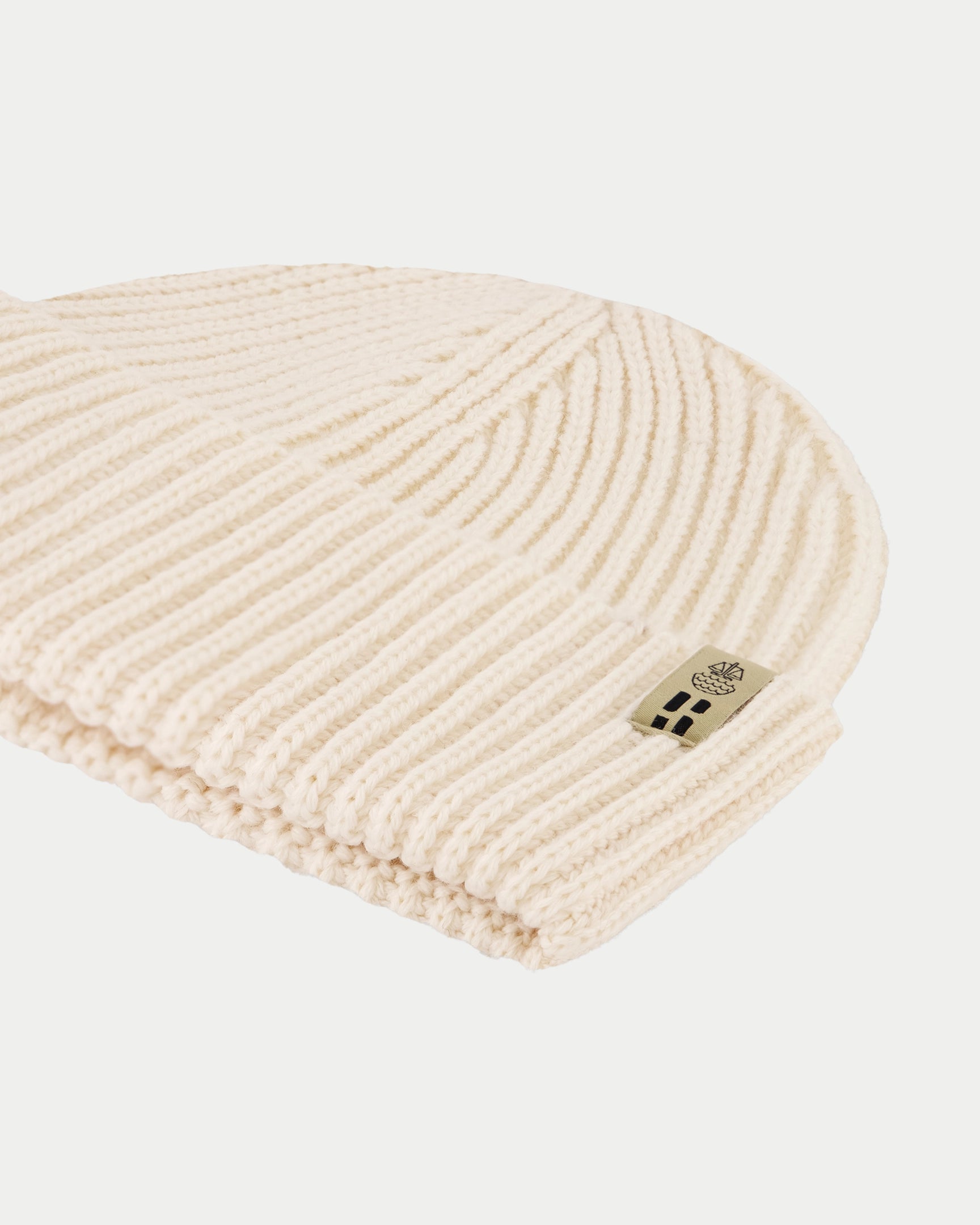 X Powder Boss Wavecrest Beanie Coconut Milk