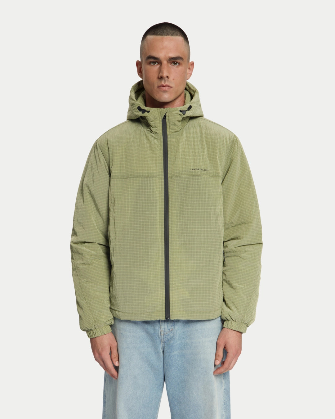 Law Of The Sea Ymer Lightweight Padded Jacket Green Moss, Groene Jacket | Stuen Store Tilburg