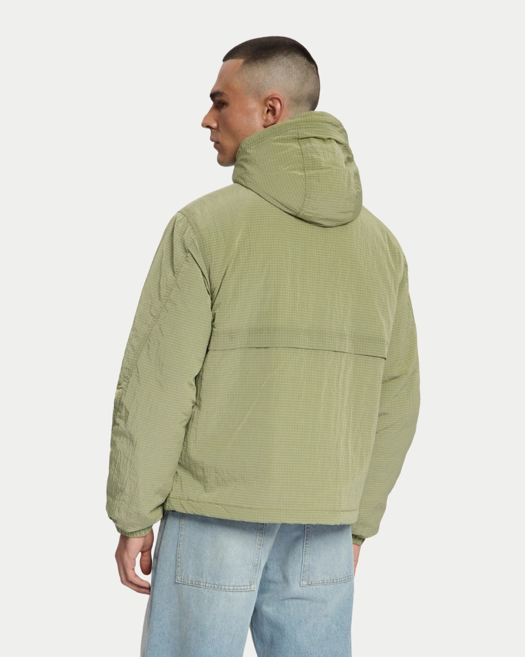 Law Of The Sea Ymer Lightweight Padded Jacket Green Moss, Groene Jacket | Stuen Store Tilburg