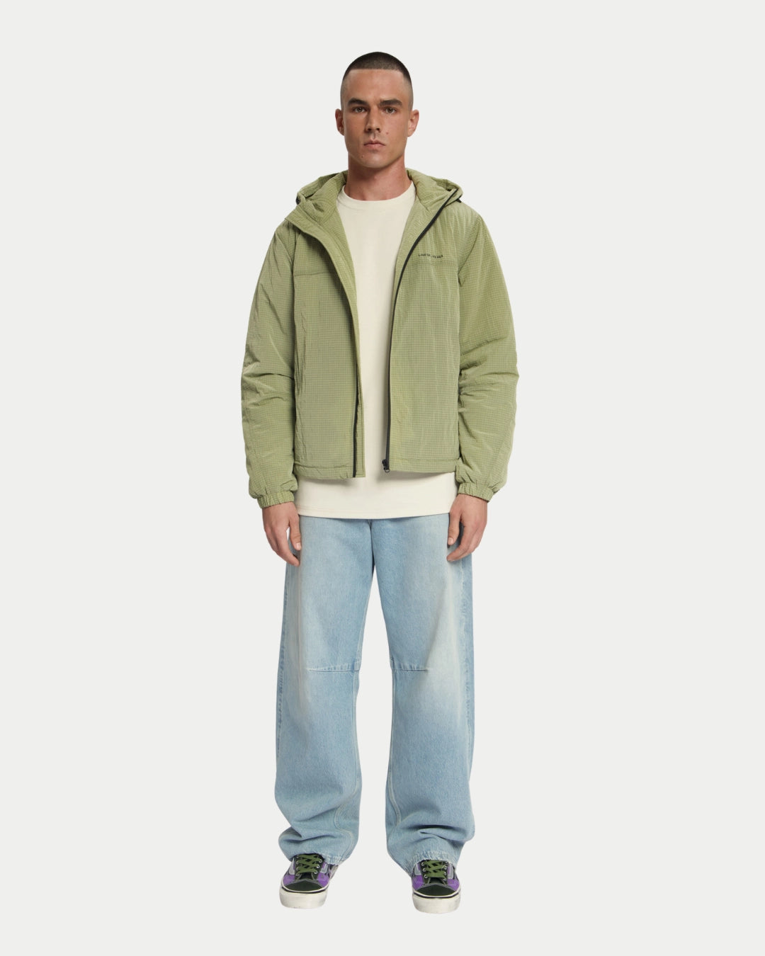 Law Of The Sea Ymer Lightweight Padded Jacket Green Moss, Groene Jacket | Stuen Store Tilburg