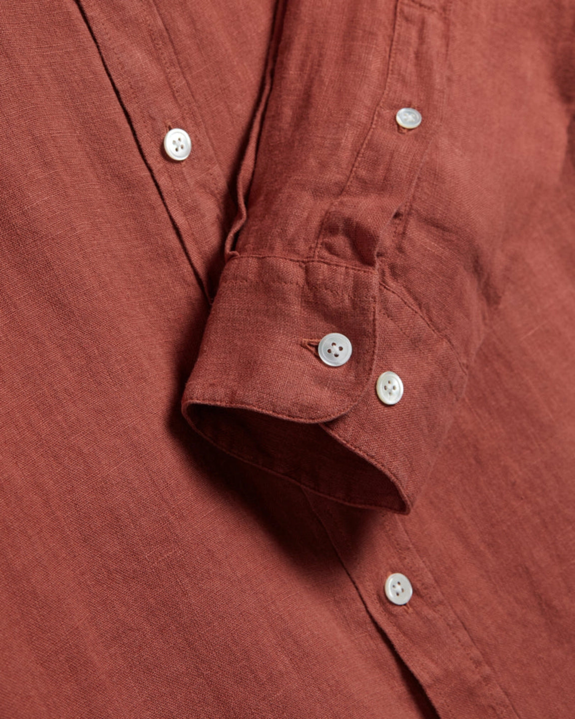 Portuguese Flannel Linen Terracotta - Stuen Store Tilburg | De beste herenkleding en -accessoires in Tilburg