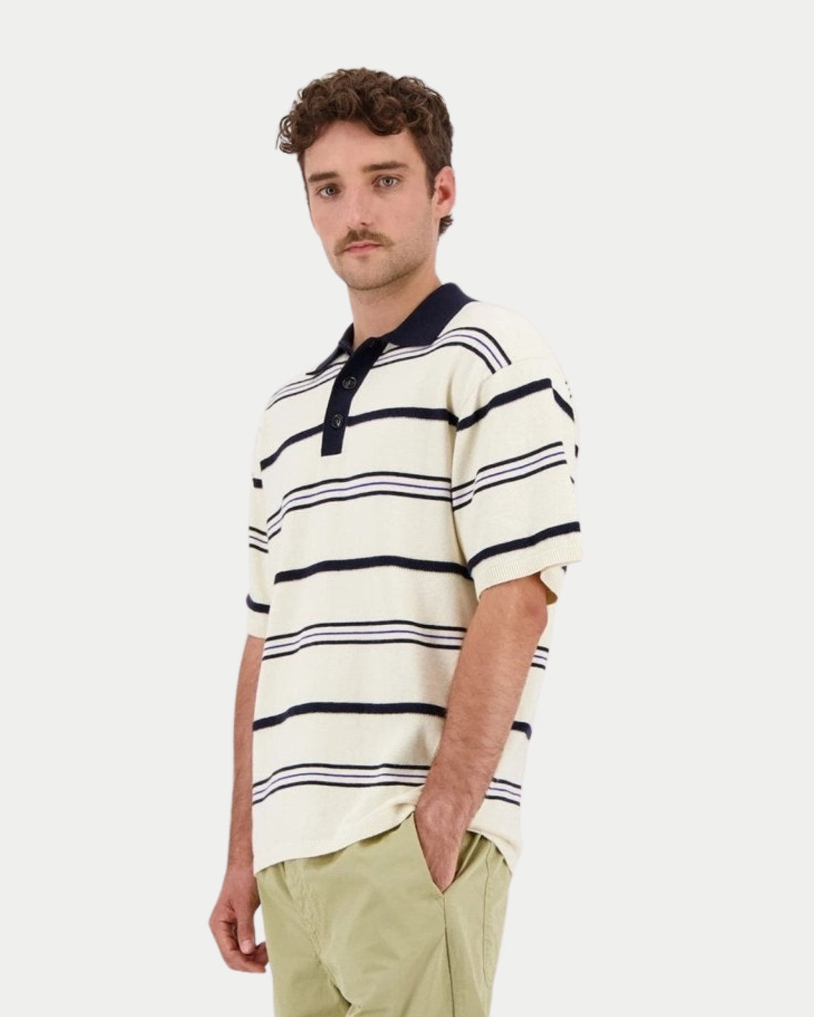 Castart Lundy Knitwear Polo Ecru - Stuen Store Tilburg | De beste herenkleding en -accessoires