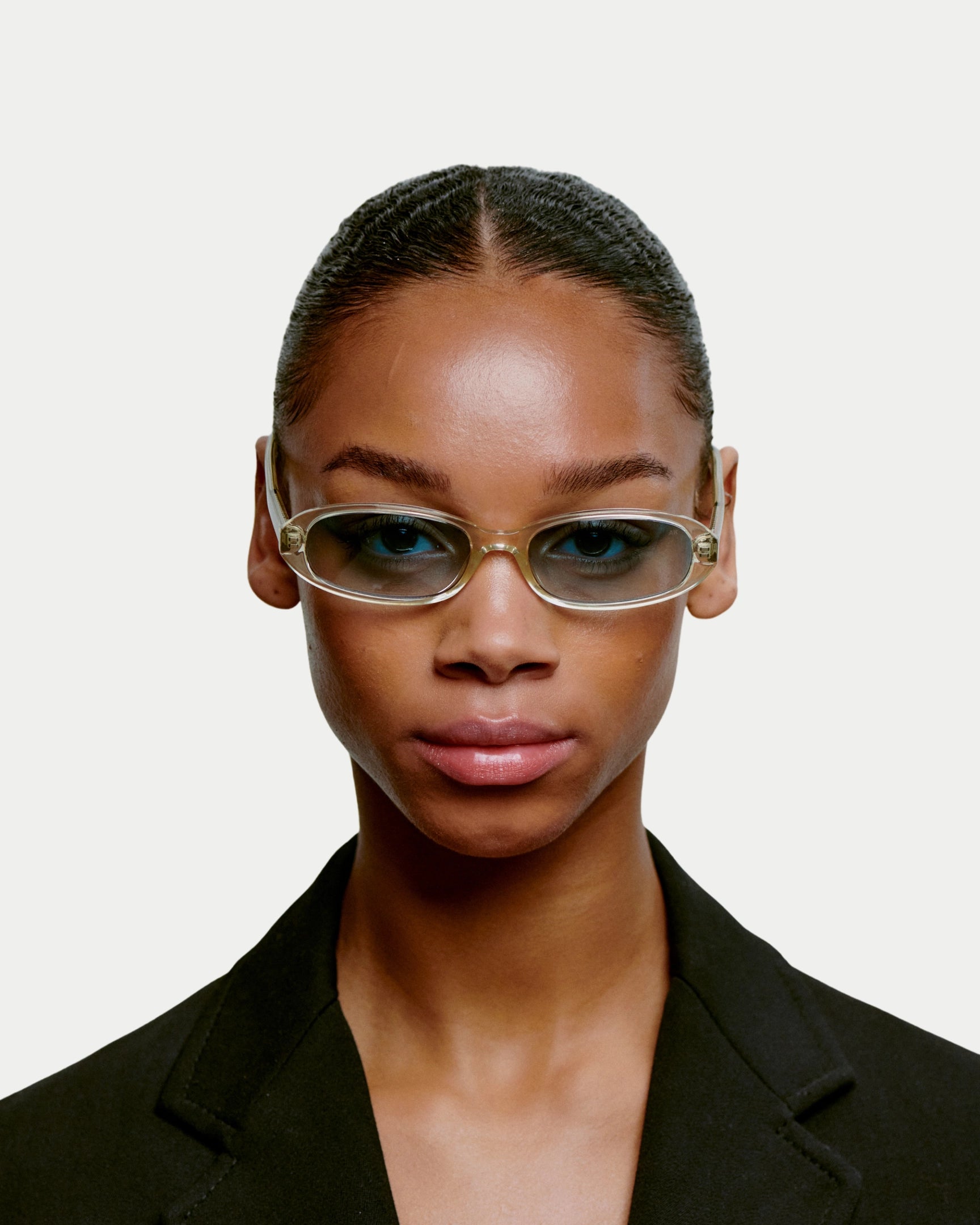 Macy Ecru Transparent