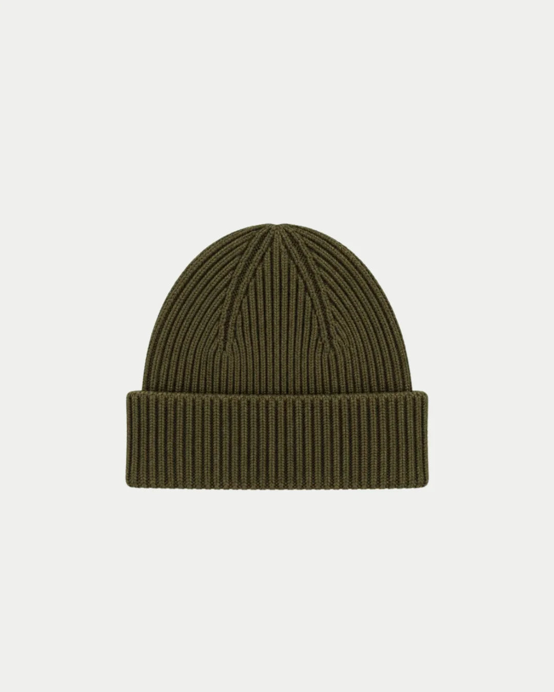 Merino Beanie Moss Green