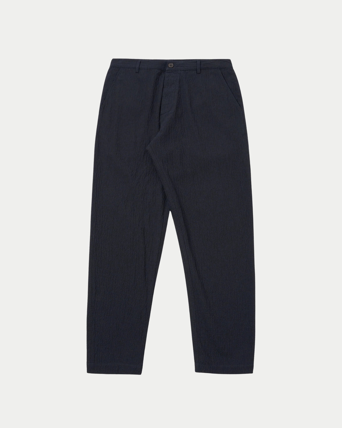 Universal Works Military Chino Ospina Cotton Dark Navy - Stuen Store Tilburg | De beste herenkleding en -accessoires in Tilburg