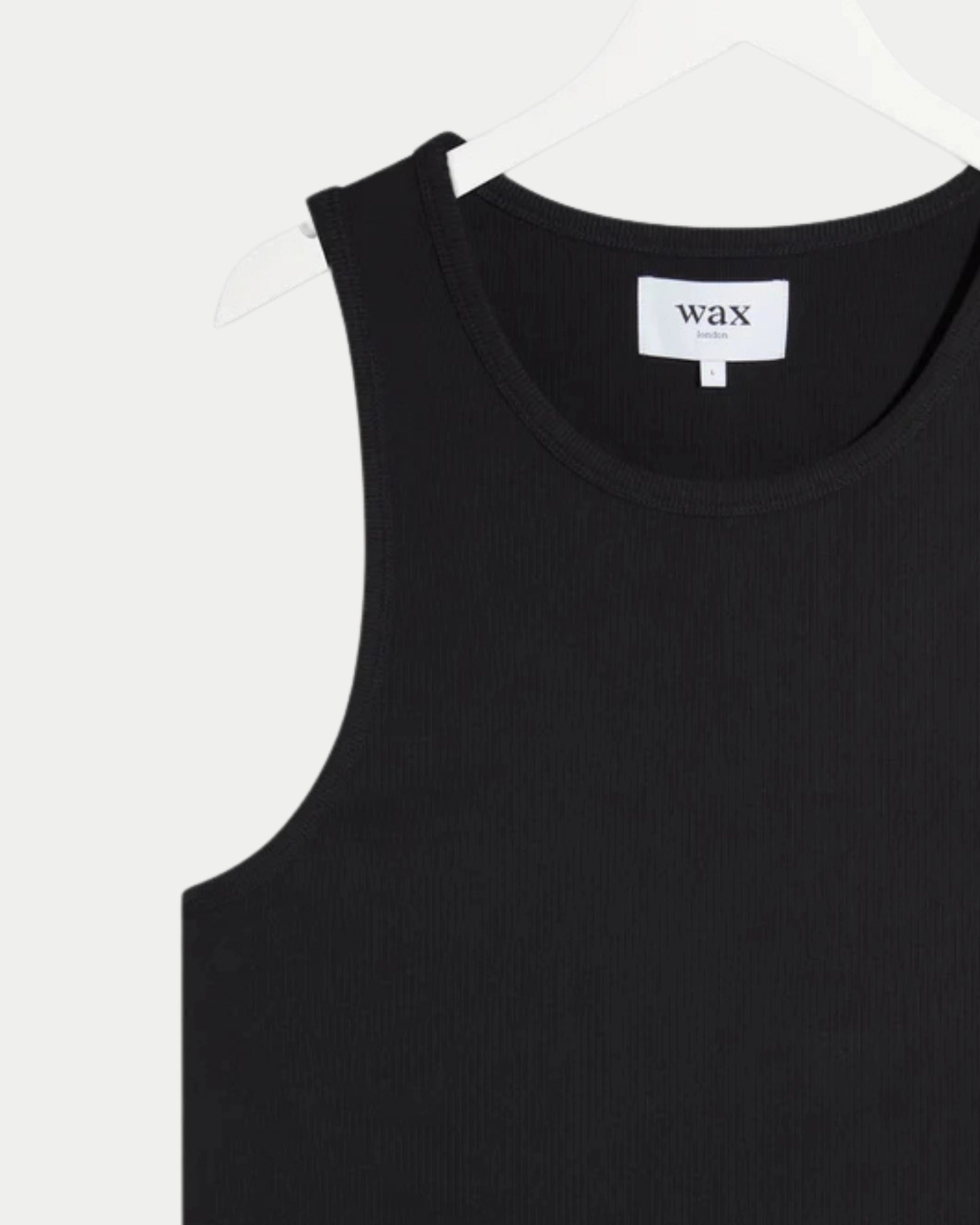 Montague Vest Rib Black