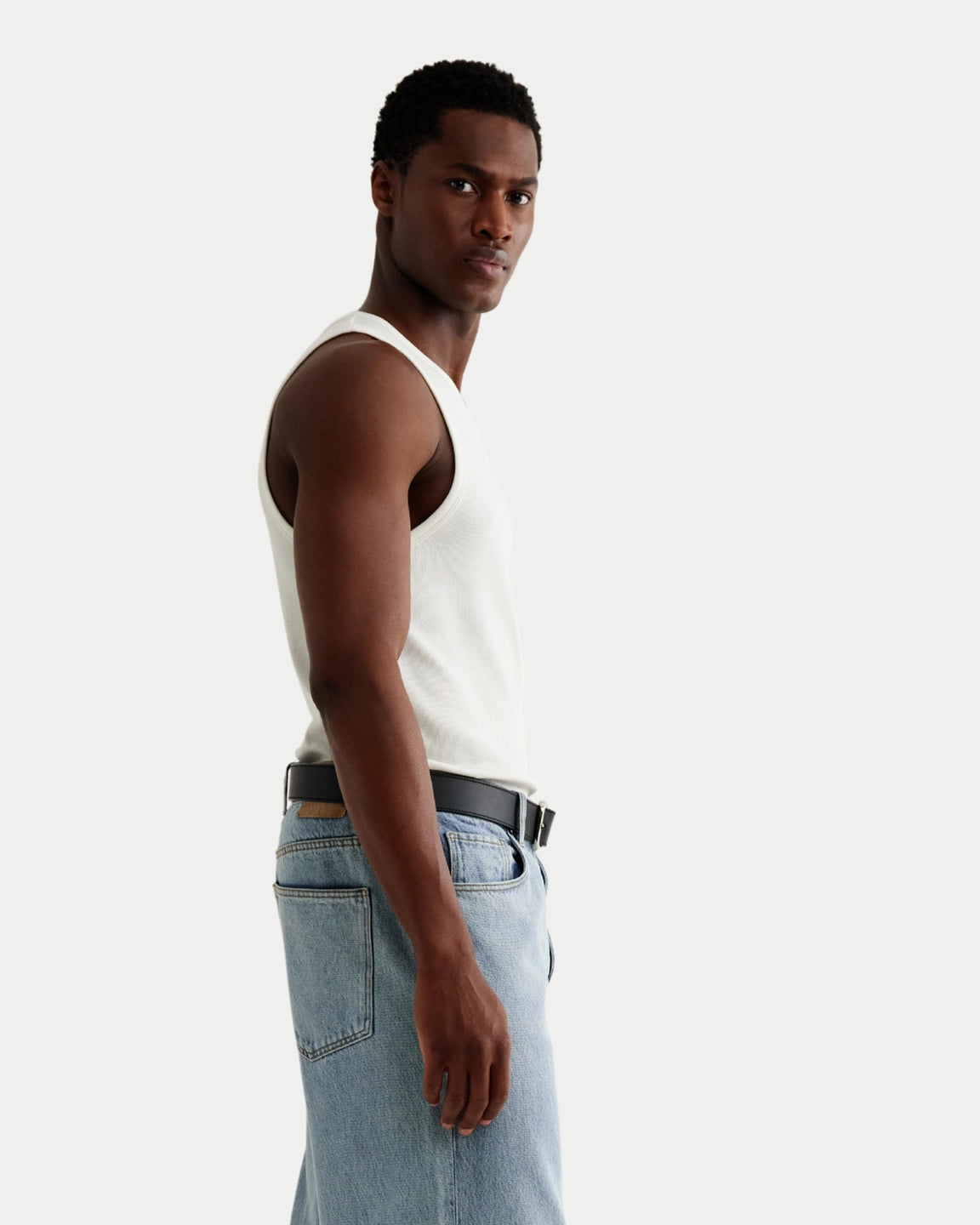 Wax London Montague Vest Rib White - Stuen Store Tilburg | De beste herenkleding en -accessoires