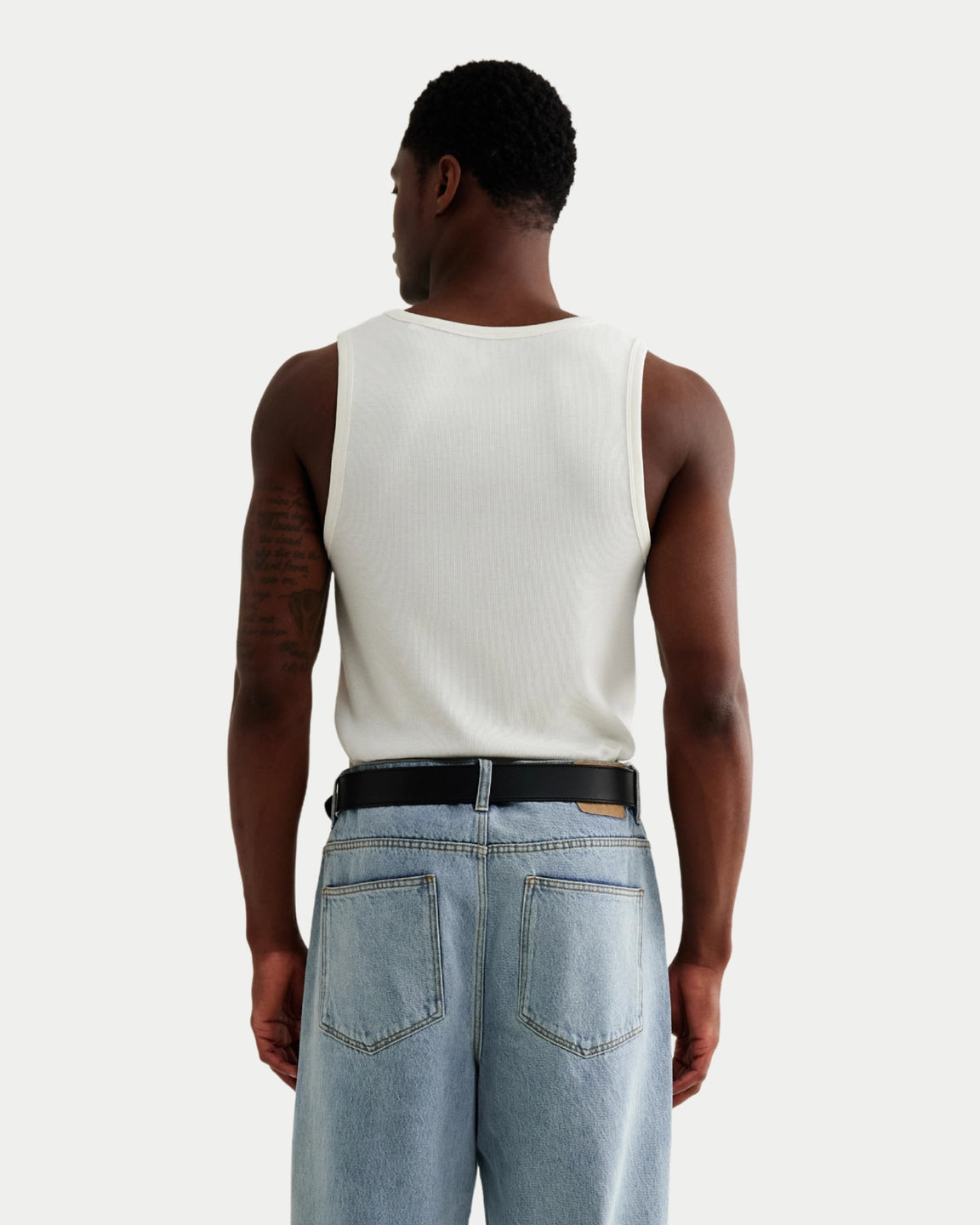 Wax London Montague Vest Rib White - Stuen Store Tilburg | De beste herenkleding en -accessoires