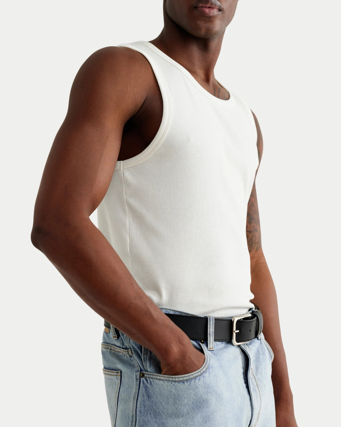 Wax London Montague Vest Rib White - Stuen Store Tilburg | De beste herenkleding en -accessoires