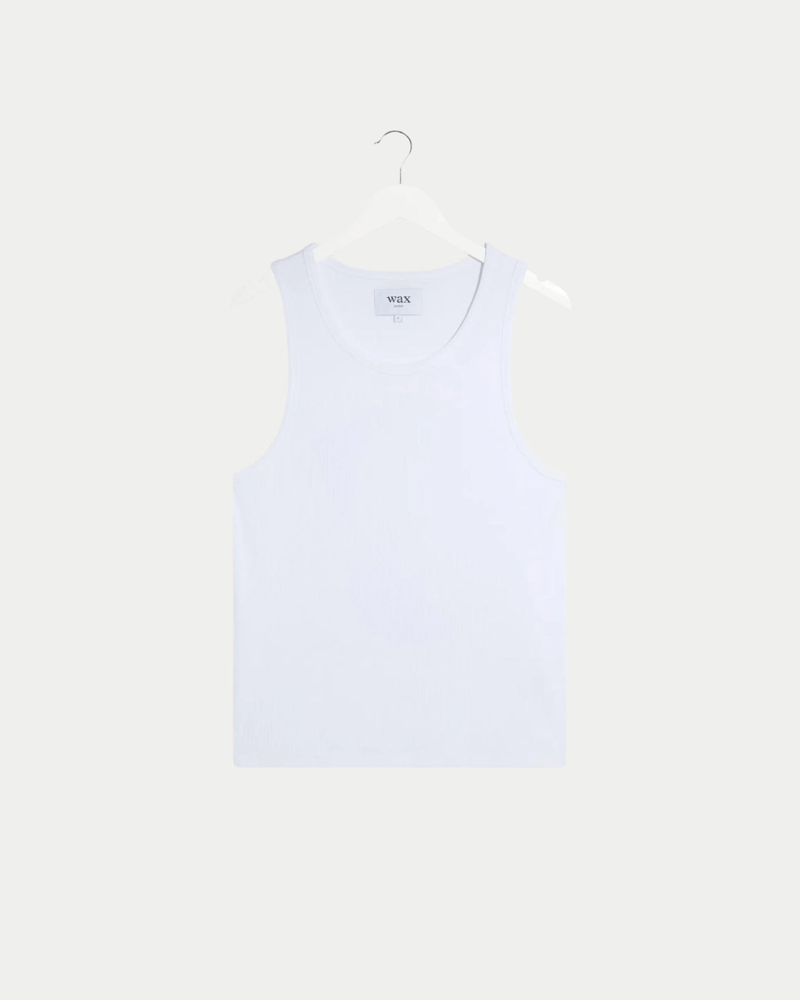 Wax London Montague Vest Rib White - Stuen Store Tilburg | De beste herenkleding en -accessoires