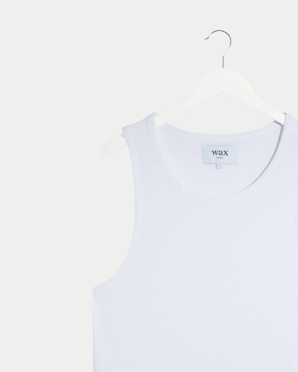 Wax London Montague Vest Rib White - Stuen Store Tilburg | De beste herenkleding en -accessoires