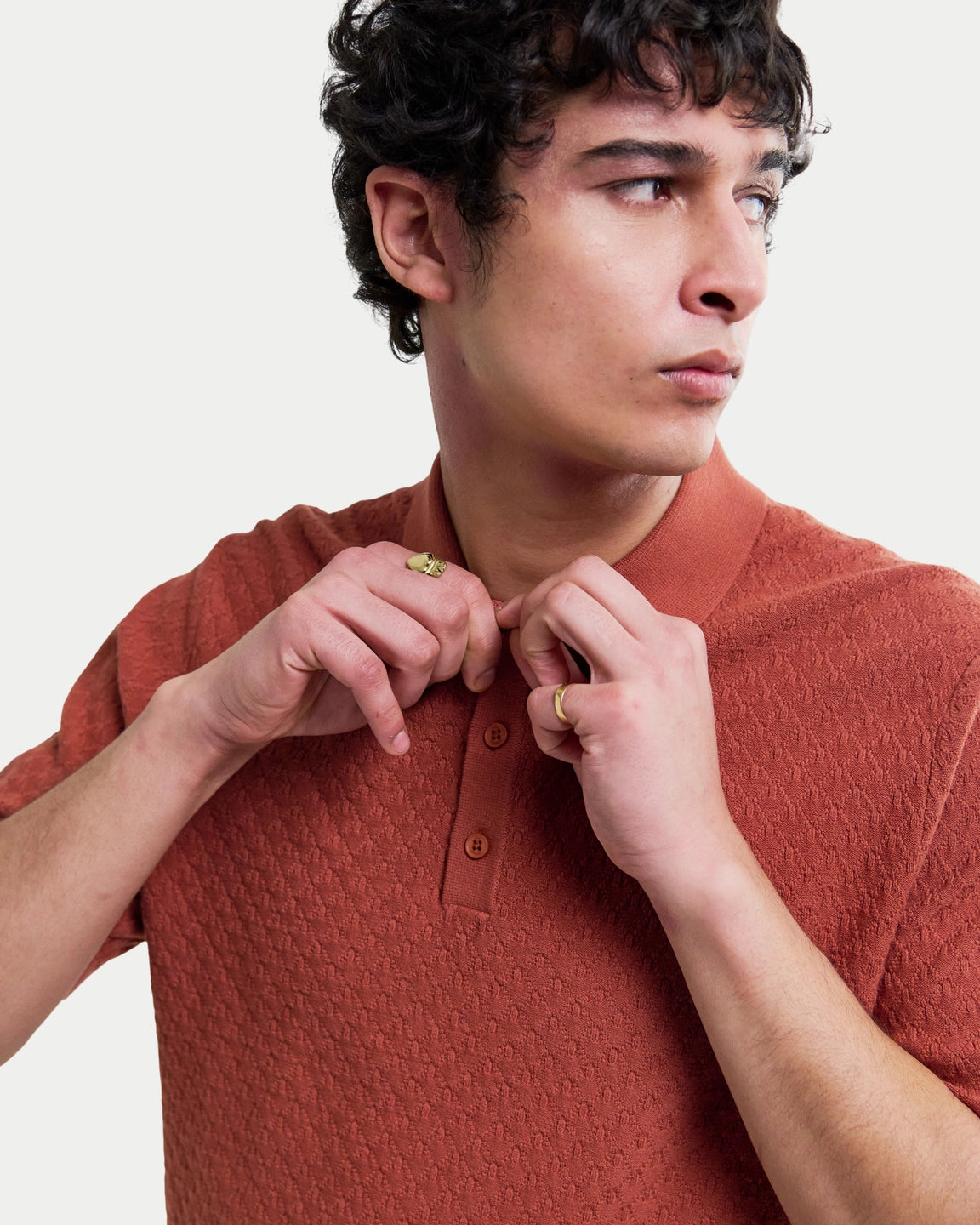 Wax London Naples Polo Retro Diamond Rust - Stuen Store Tilburg | De beste herenkleding en -accessoires