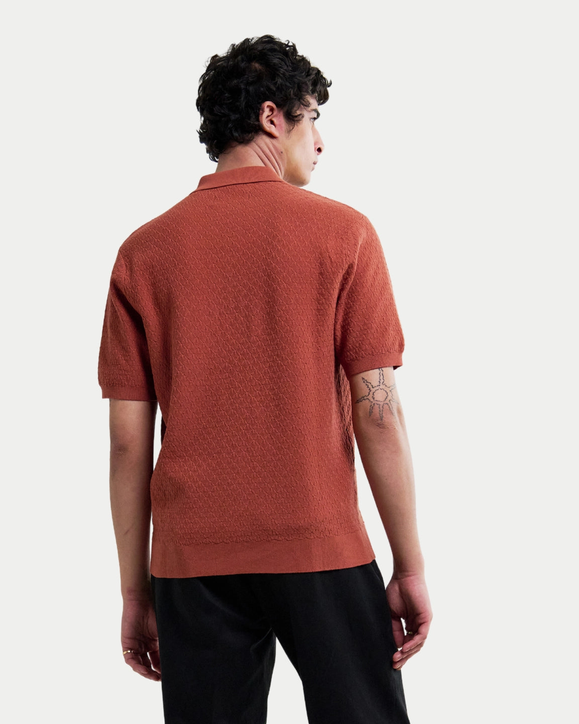 Wax London Naples Polo Retro Diamond Rust - Stuen Store Tilburg | De beste herenkleding en -accessoires