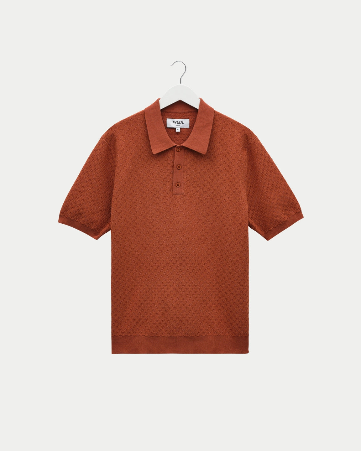 Wax London Naples Polo Retro Diamond Rust - Stuen Store Tilburg | De beste herenkleding en -accessoires