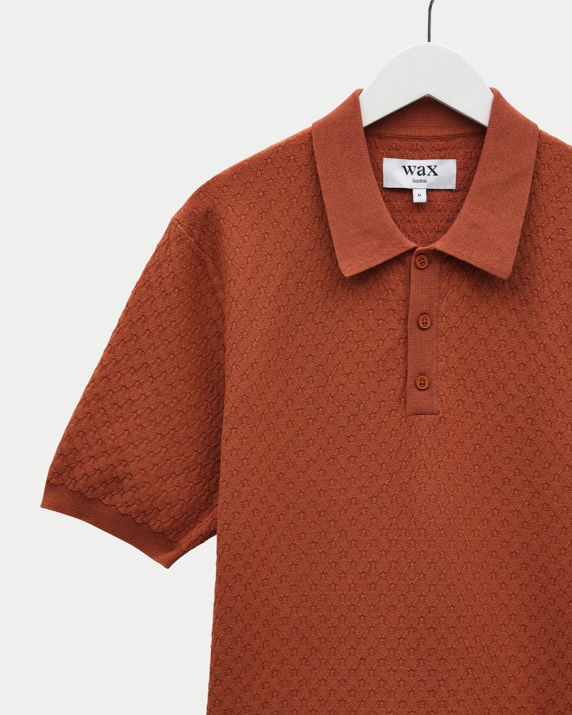 Wax London Naples Polo Retro Diamond Rust - Stuen Store Tilburg | De beste herenkleding en -accessoires