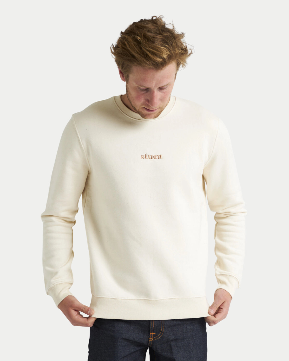 Stuen Sweater 2.0 Natural Raw — Regular fit | Stuen Store Tilburg