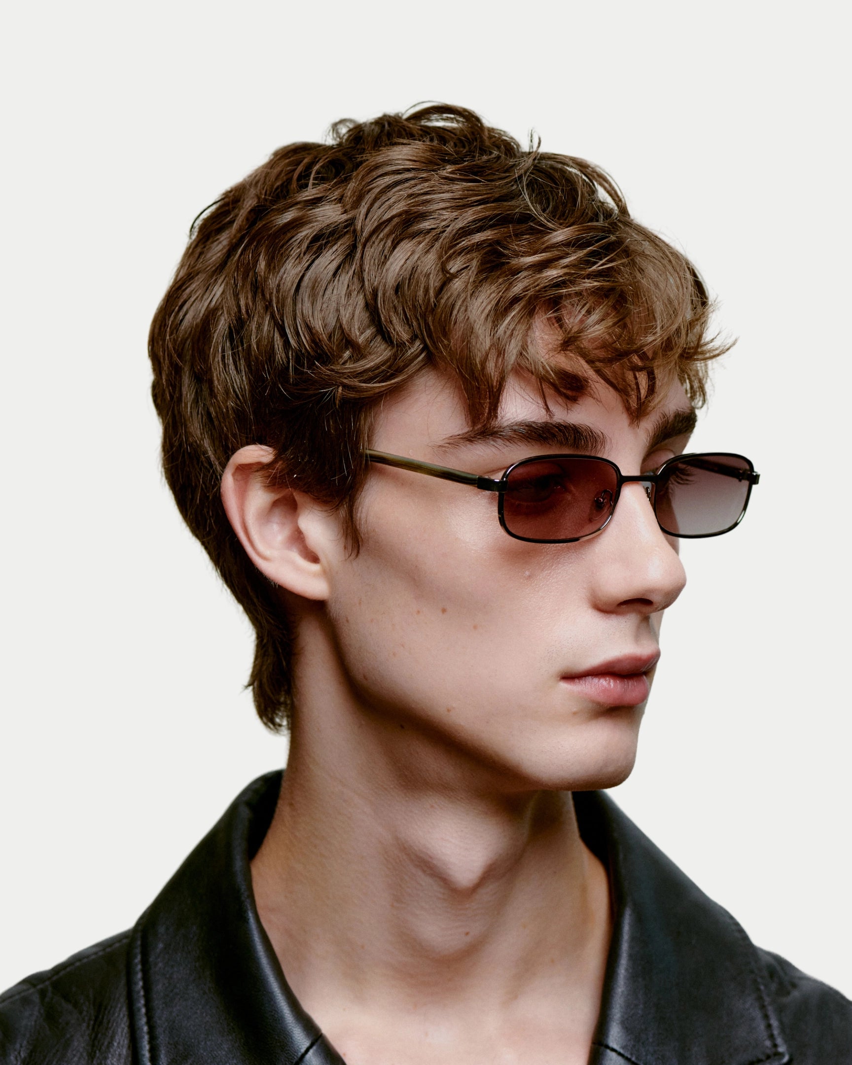 Noah Silver Striped Horn