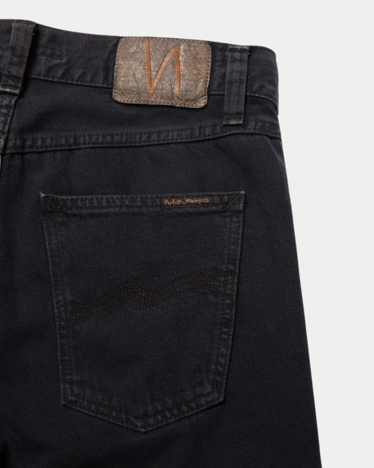 Nudie Jeans Gritty Jackson Black Forest — Slim straight fit, 100% biologisch katoen Jeans | Stuen Store Tilburg