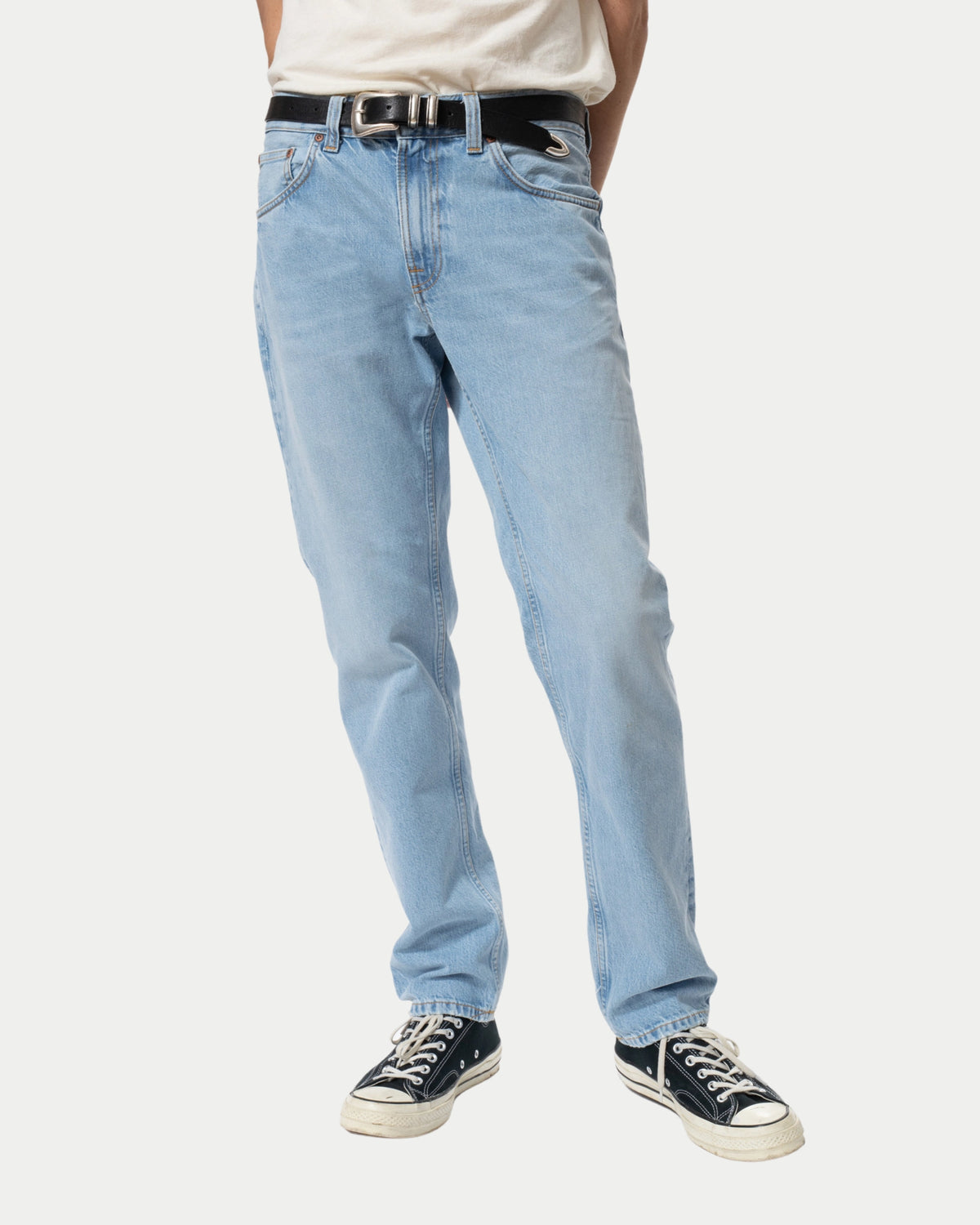 Nudie Jeans Gritty Jackson Blue Treasure — 100% biologisch katoen Jeans | Stuen Store Tilburg