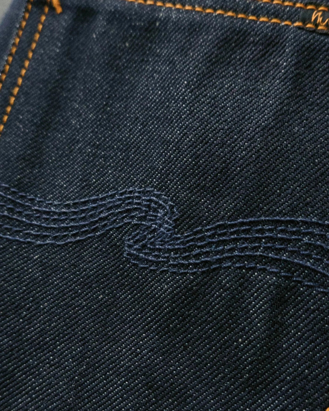 Nudie Jeans Gritty Jackson Dry Dusk Selvage — 100% biologisch katoen Jeans | Stuen Store Tilburg