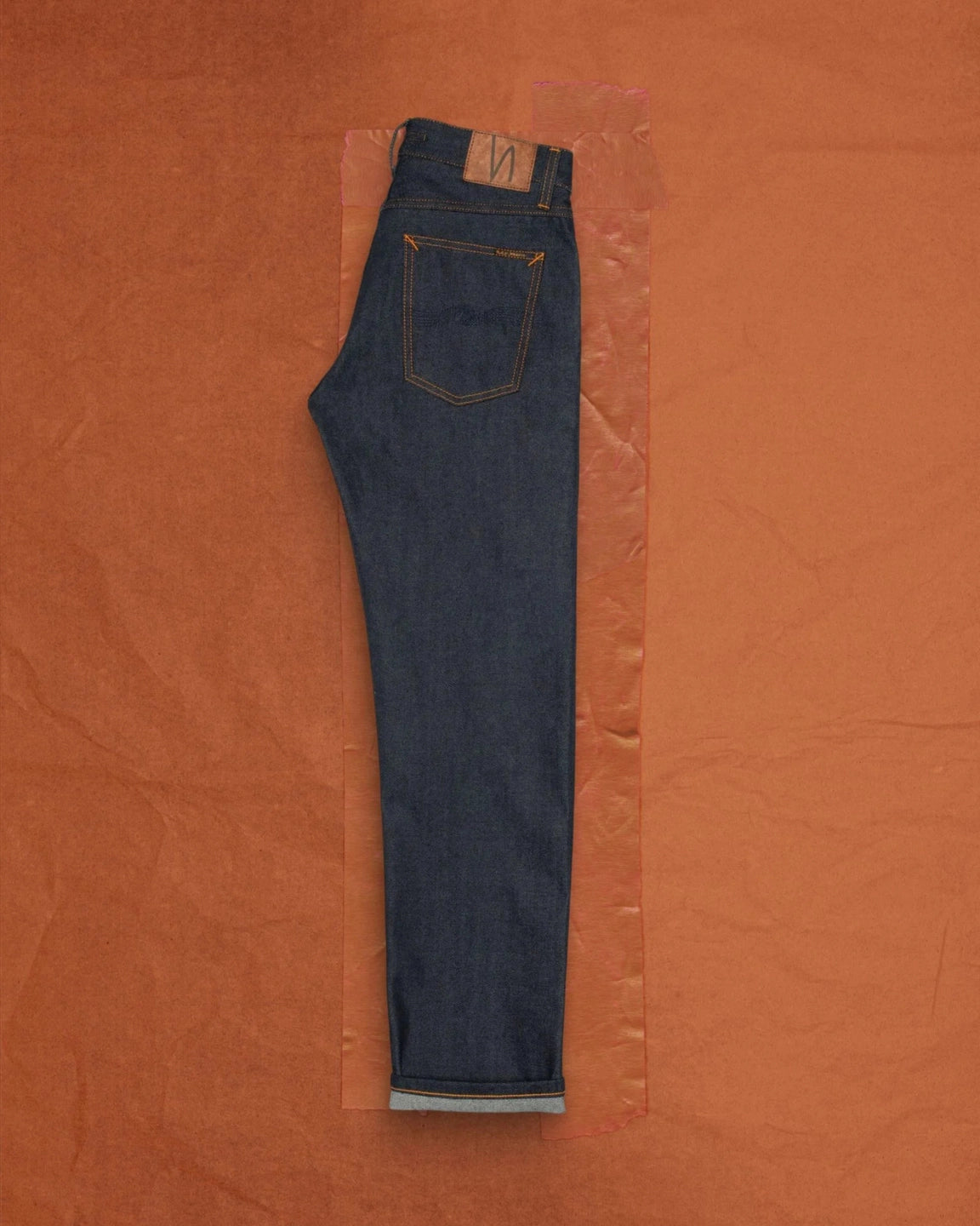 Nudie Jeans Gritty Jackson Dry Dusk Selvage — 100% biologisch katoen Jeans | Stuen Store Tilburg
