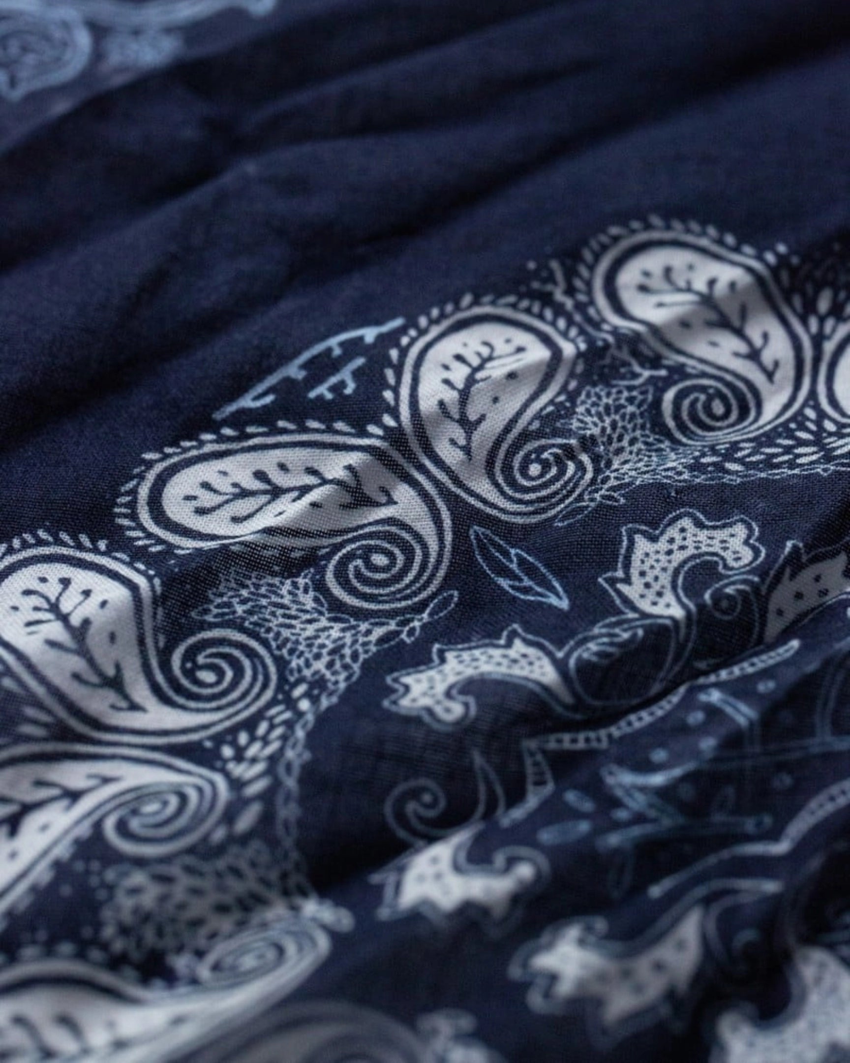 Nudie Jeans Ingrid Bandana Paisley Navy - Stuen Store Tilburg | De beste herenkleding en -accessoires